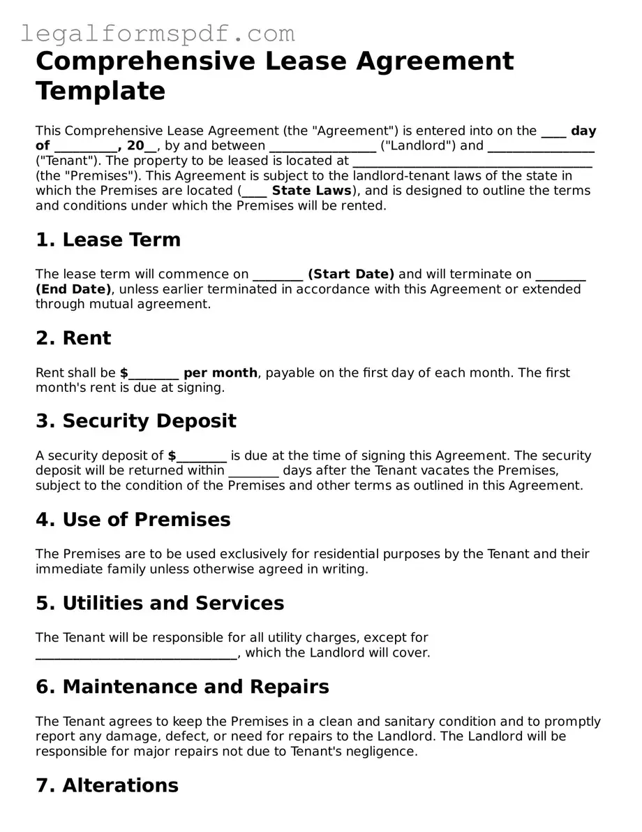 Official Lease Agreement Document