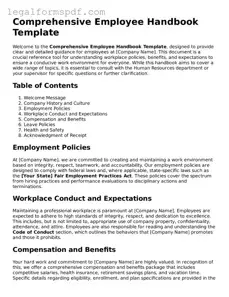 Official Employee Handbook Document