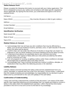 Official Tattoo Release Document